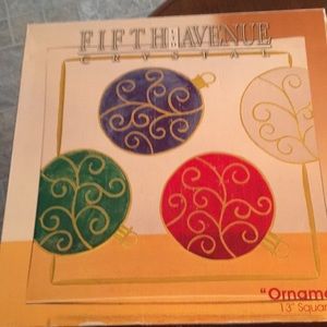 Beautiful Holiday Platter 13”